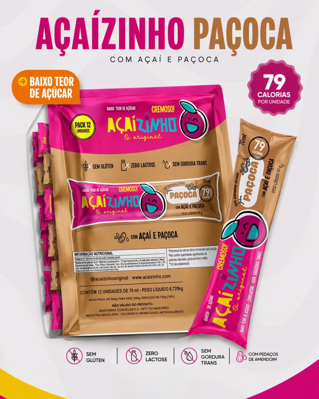 Pack Açaízinho Paçoca