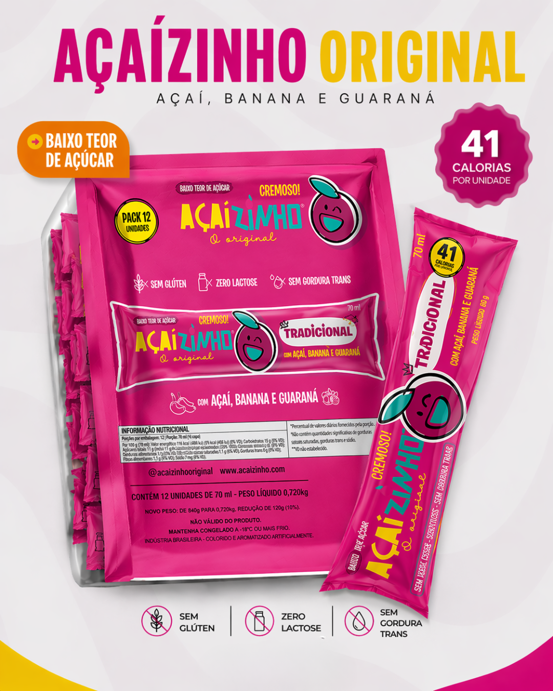 Pack Açaízinho Tradicional